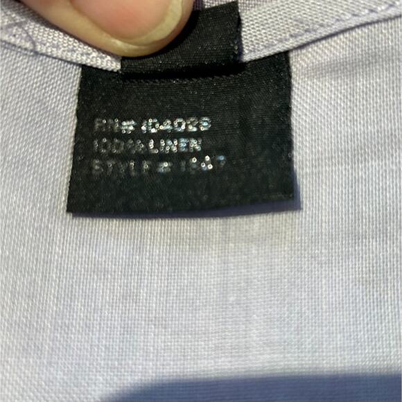 100% Linen Top Lavender Sleeveless Boho Lagenlook Cottage Core Fashion Plus 18W - Picture 7 of 9